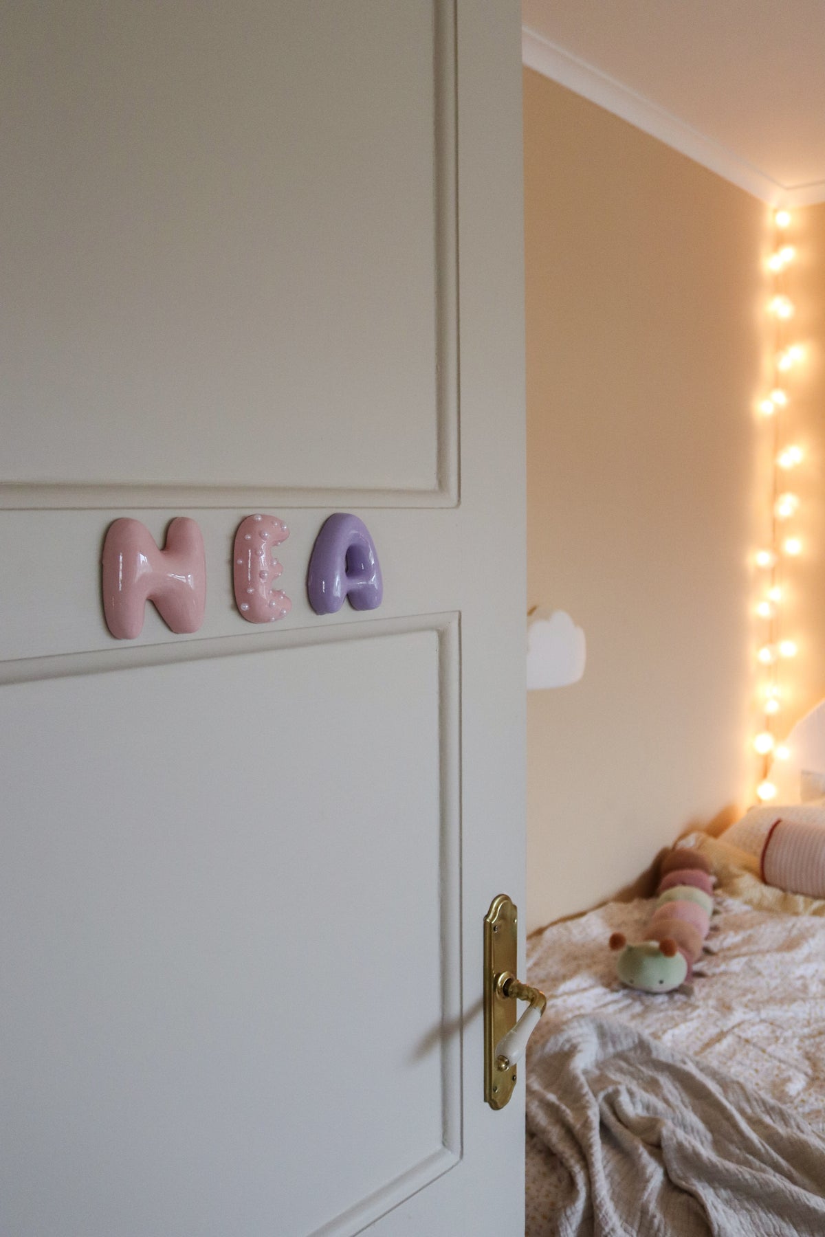 Pearly Bubble Letters 8cm