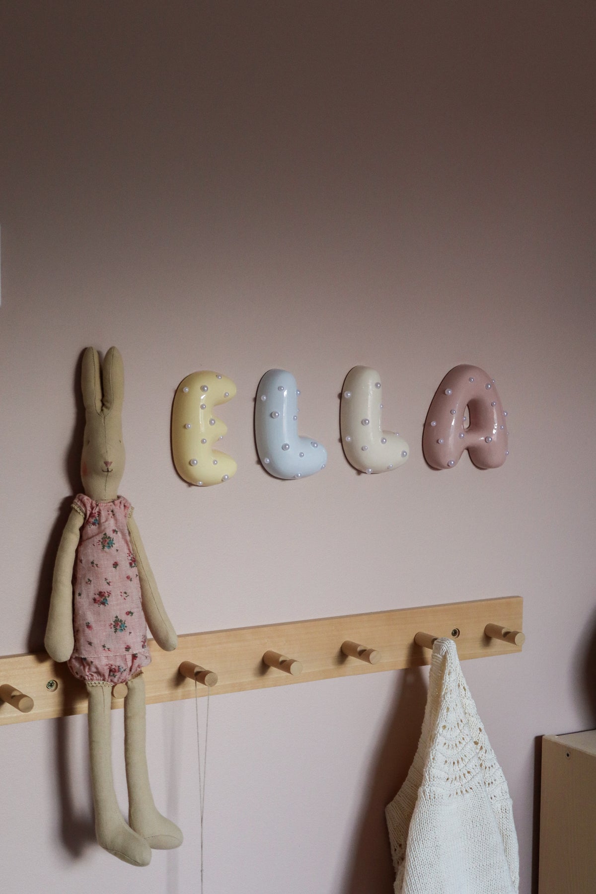 Pearly Bubble Letters 12cm