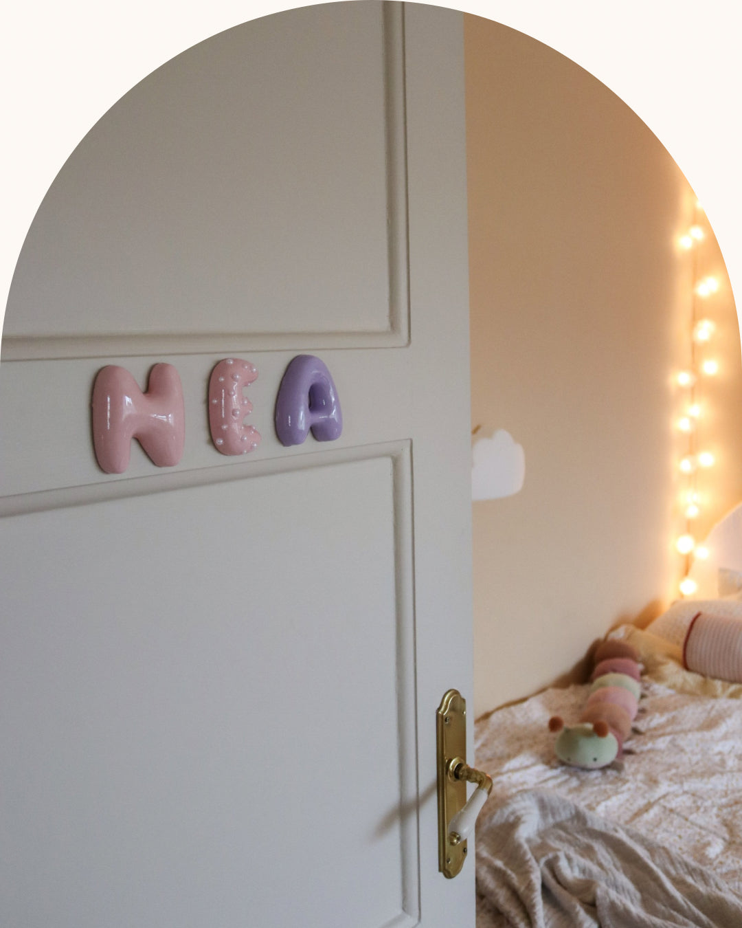 Pearly Bubble Letters 8cm