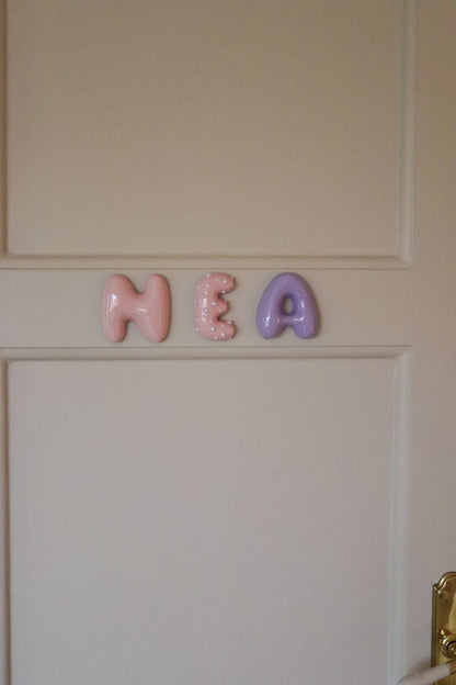 Pearly Bubble Letters 8cm