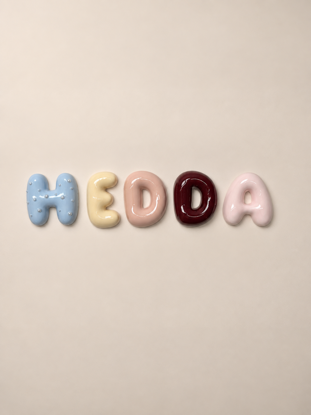 Bubble Letters 8cm